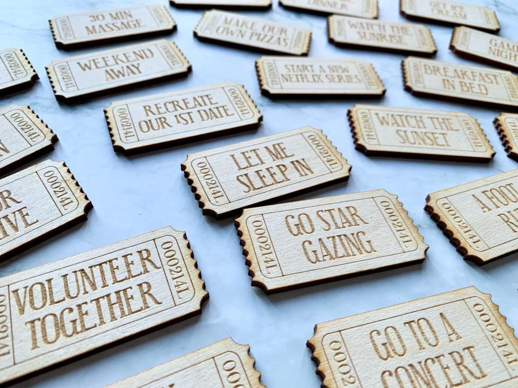 Personalised Tokens, Wooden Tokens