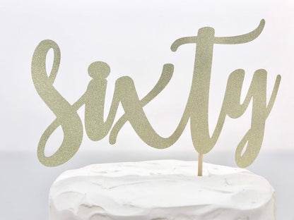 Resplendent Aurora | Custom Age Birthday Cake Topper