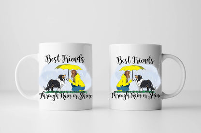 {product_vendor} | Best Friends Through Rain or Shine Dog Mug