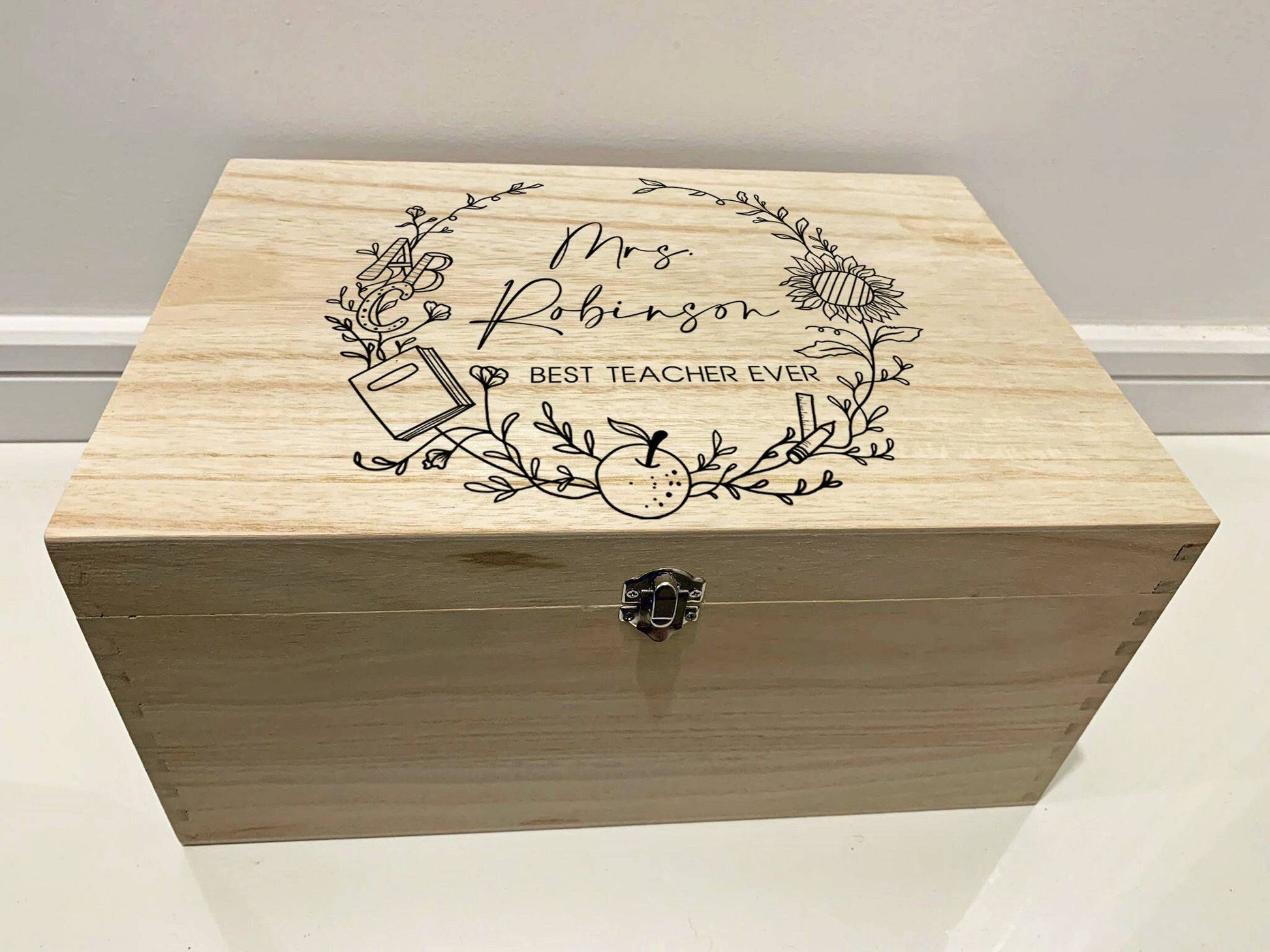 Resplendent Aurora | Best Teacher Ever Box - Personalised Teacher Gifts