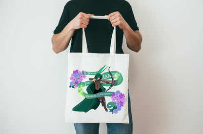 {product_vendor} | Beware the Ranger, Warrior of the Wilderness, Dnd Tote Bag