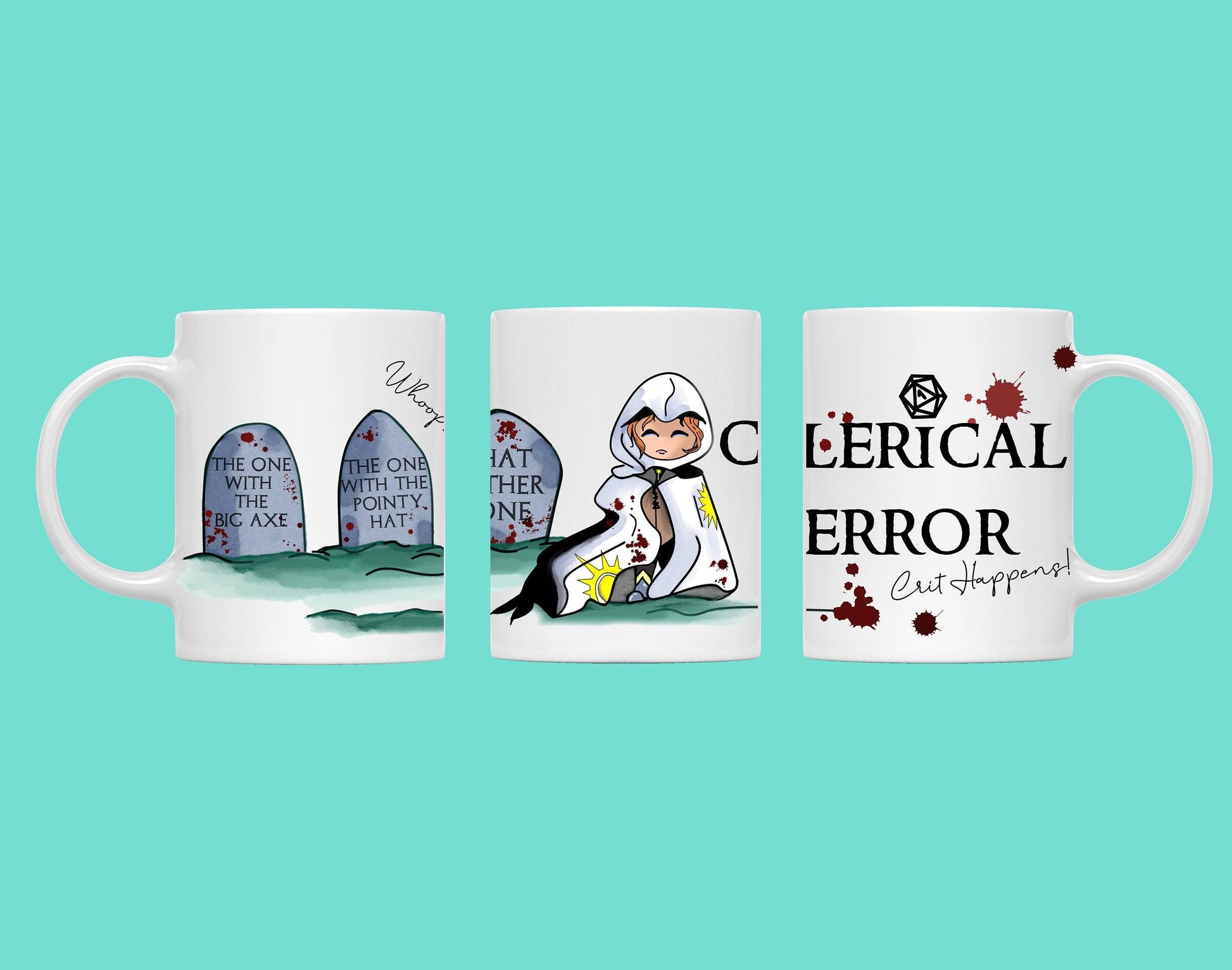 {product_vendor} | Clerical Error Pun Cleric DnD Mug