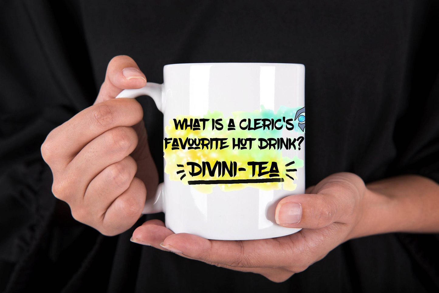 Resplendent Aurora | Clerics Favourite Drink Divini-tea Joke Cleric Dnd Mug