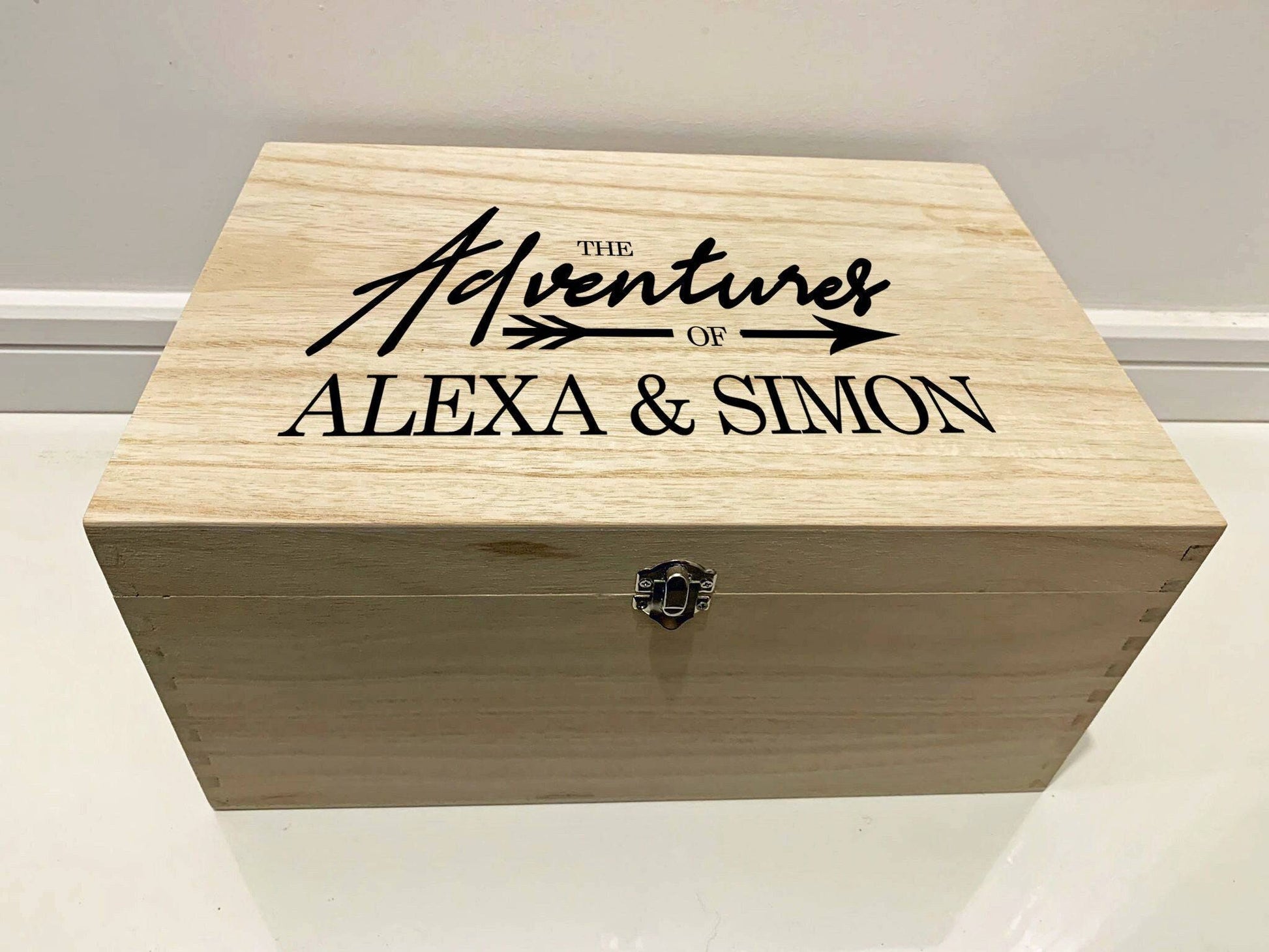 {product_vendor} | Personalised Adventure Wedding Keepsake Box