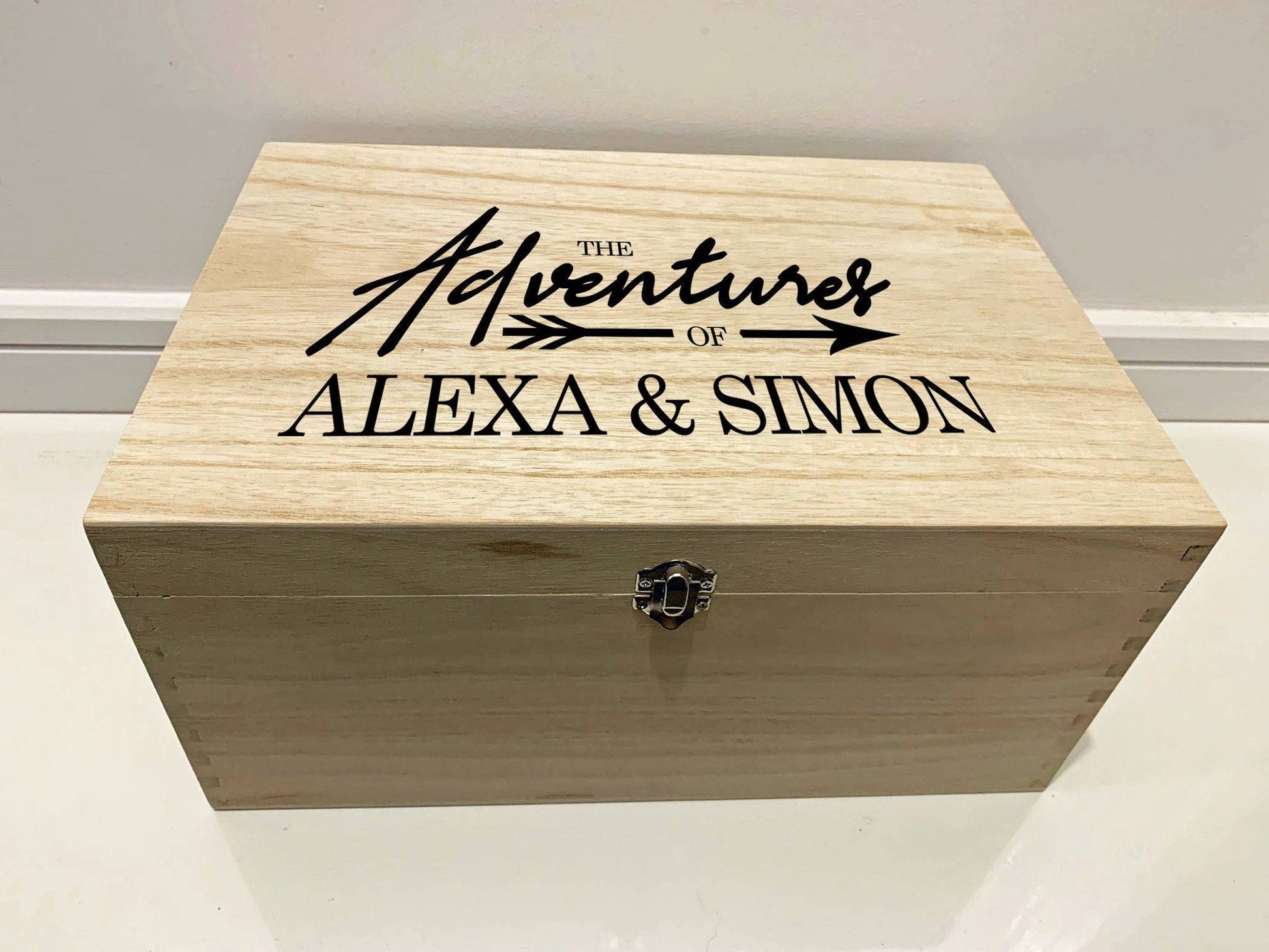 {product_vendor} | Personalised Adventure Wedding Keepsake Box