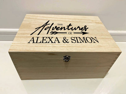 {product_vendor} | Personalised Adventure Wedding Keepsake Box