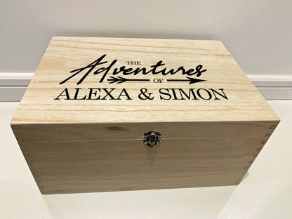 {product_vendor} | Personalised Adventure Wedding Keepsake Box