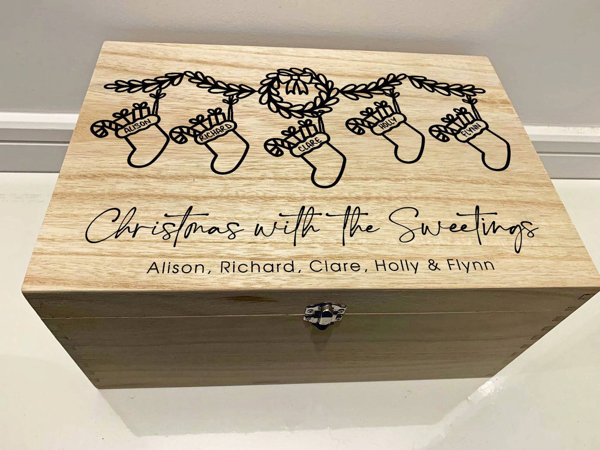 {product_vendor} | Personalised Christmas Eve Box with Christmas Stockings