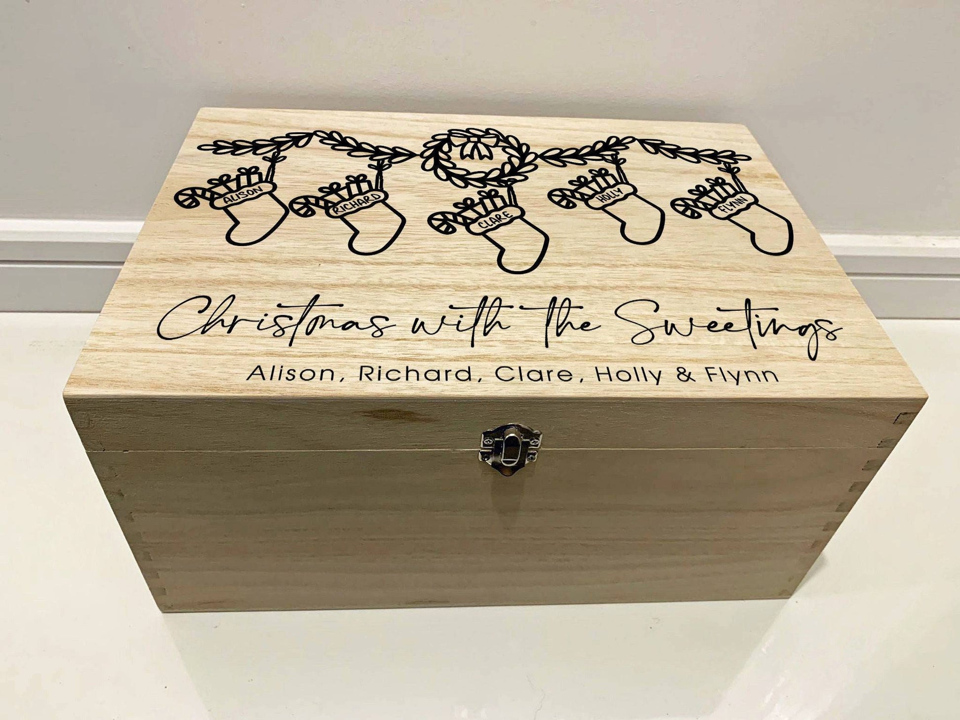 {product_vendor} | Personalised Christmas Eve Box with Christmas Stockings