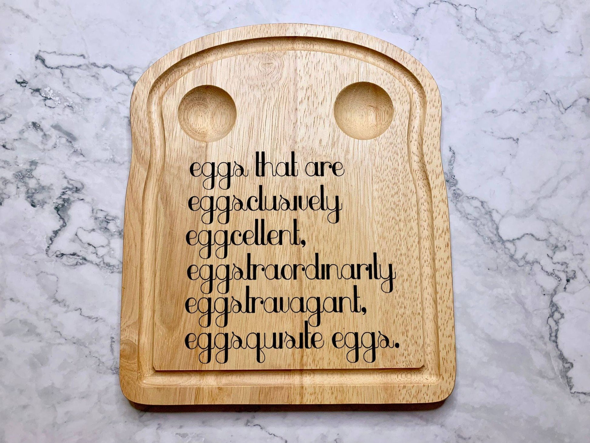 {product_vendor} | Personalised Dippy Egg Board with Egg Puns