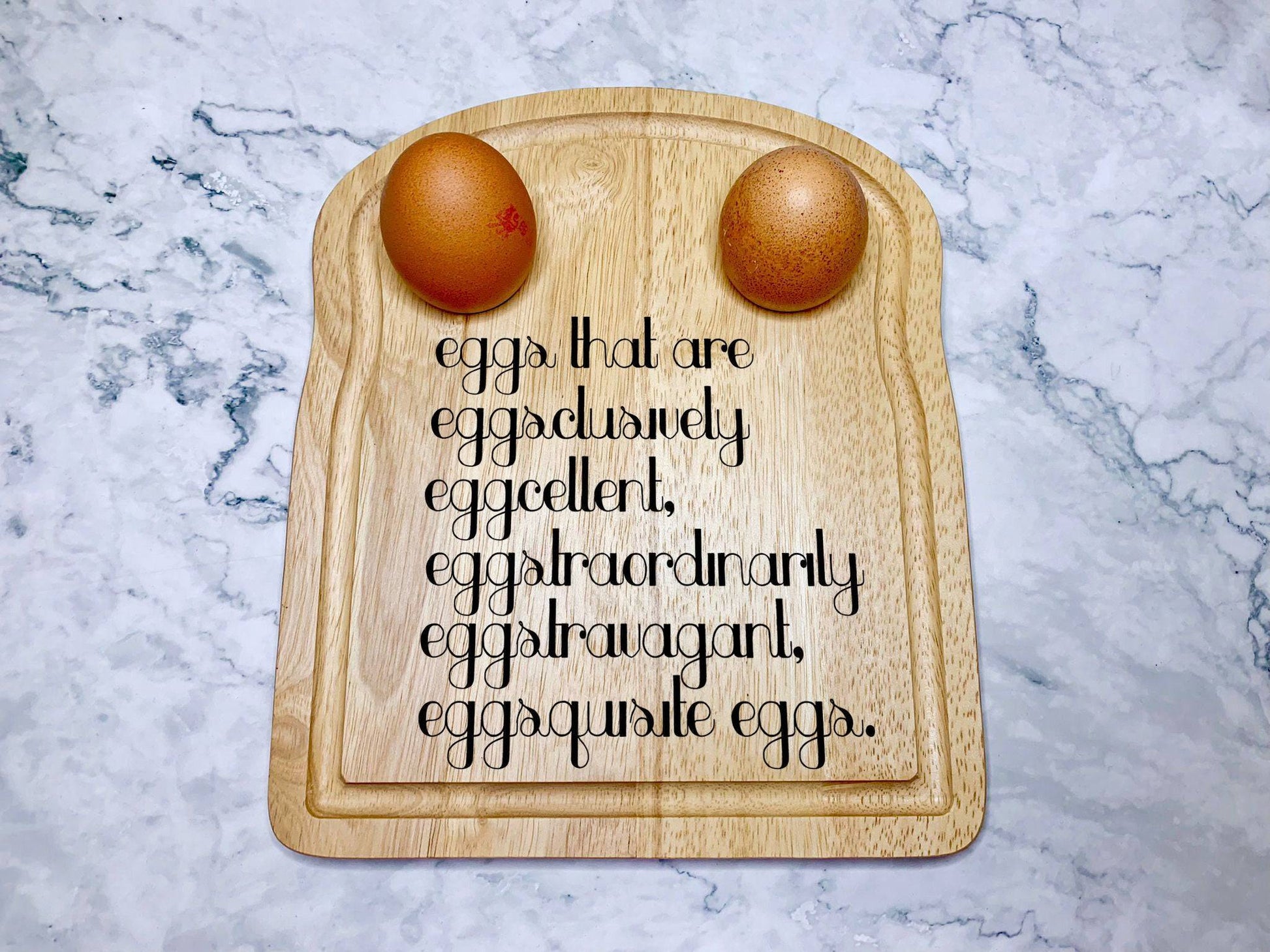 {product_vendor} | Personalised Dippy Egg Board with Egg Puns