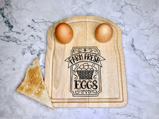 {product_vendor} | Personalised Dippy Egg Board with Farm Fresh Eggs