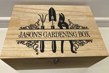 Personalised Gardening Box with Garden tools - Resplendent Aurora