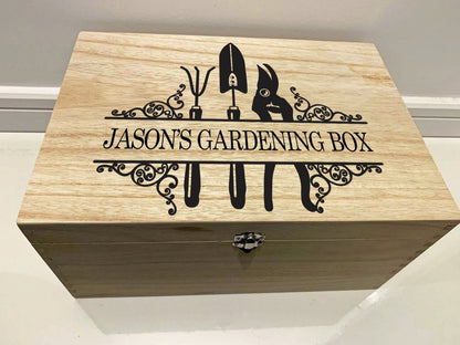 Personalised Gardening Box with Garden tools - Resplendent Aurora