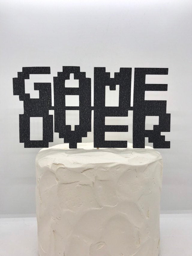 Resplendent Aurora | Game Over Video Game Cake Topper