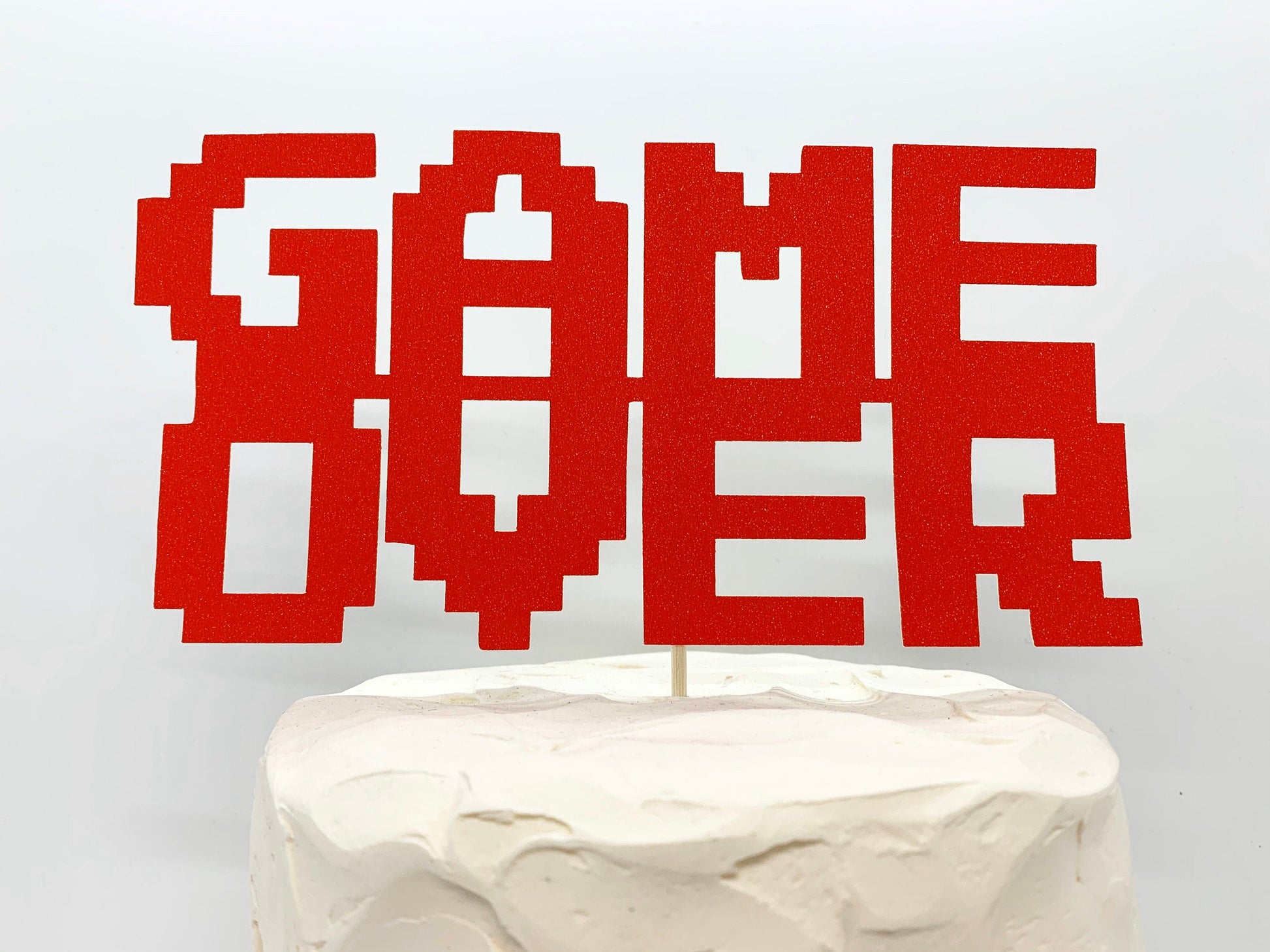 Resplendent Aurora | Game Over Video Game Cake Topper