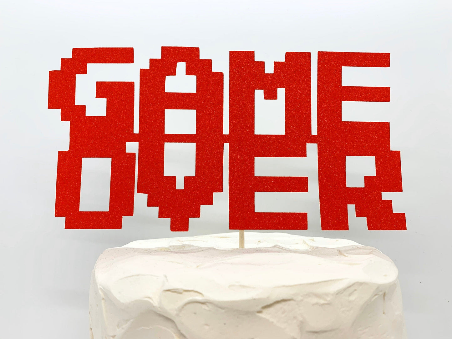 Resplendent Aurora | Game Over Video Game Cake Topper