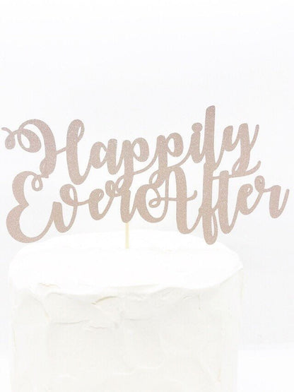 Resplendent Aurora | Happily Ever After Wedding Cake Topper