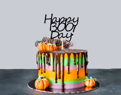 Resplendent Aurora | Happy Boo Day Halloween cake topper