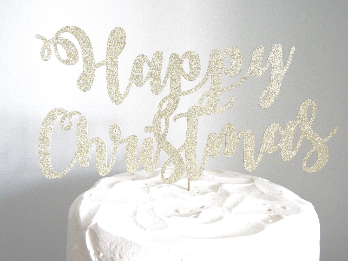 Resplendent Aurora | Happy Christmas Cake topper