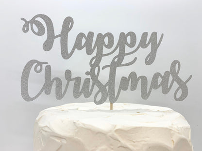 Resplendent Aurora | Happy Christmas Cake topper