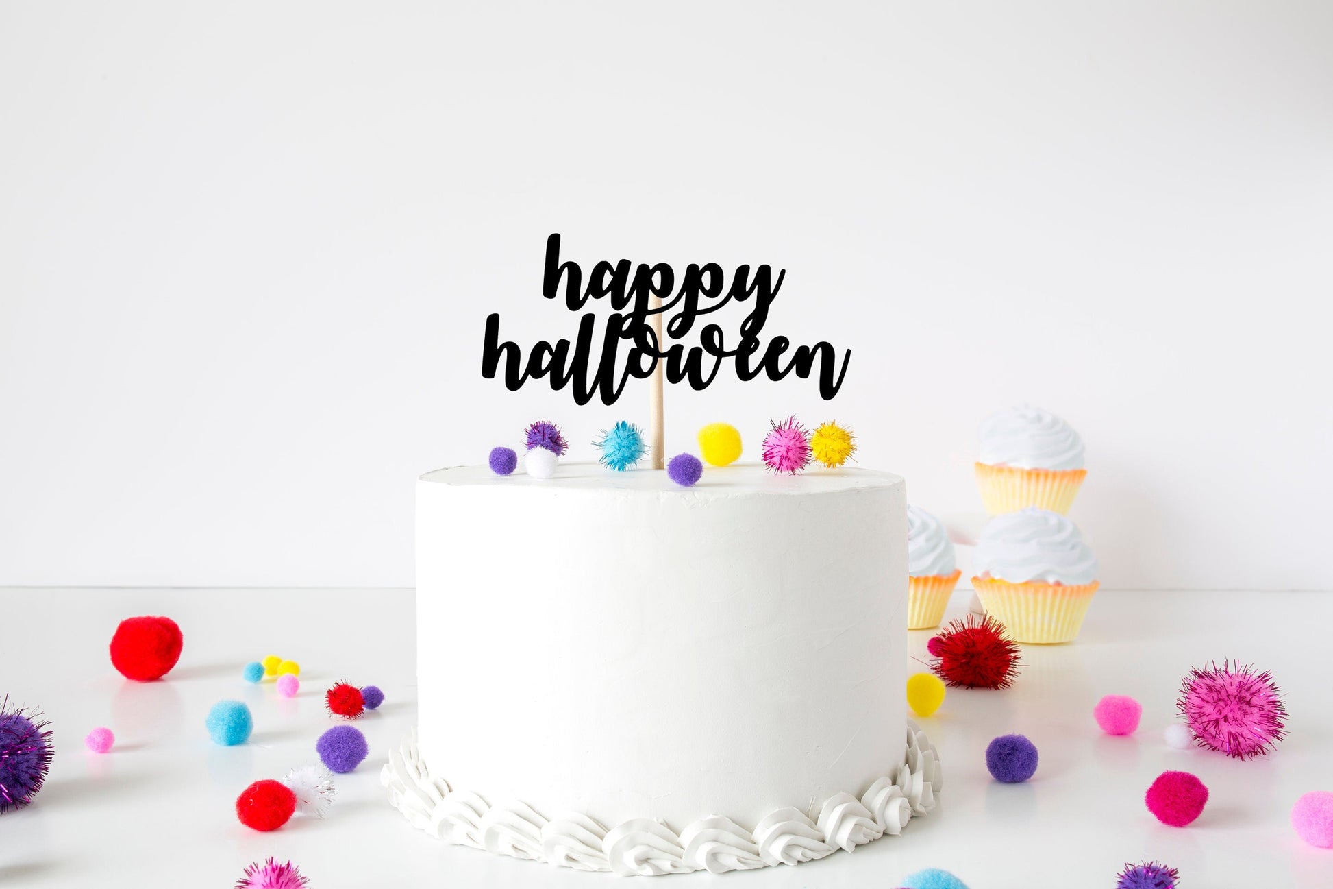 Resplendent Aurora | Happy Halloween cake topper