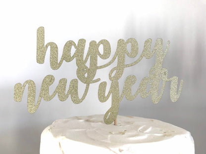 Resplendent Aurora | Happy New Year Cake topper