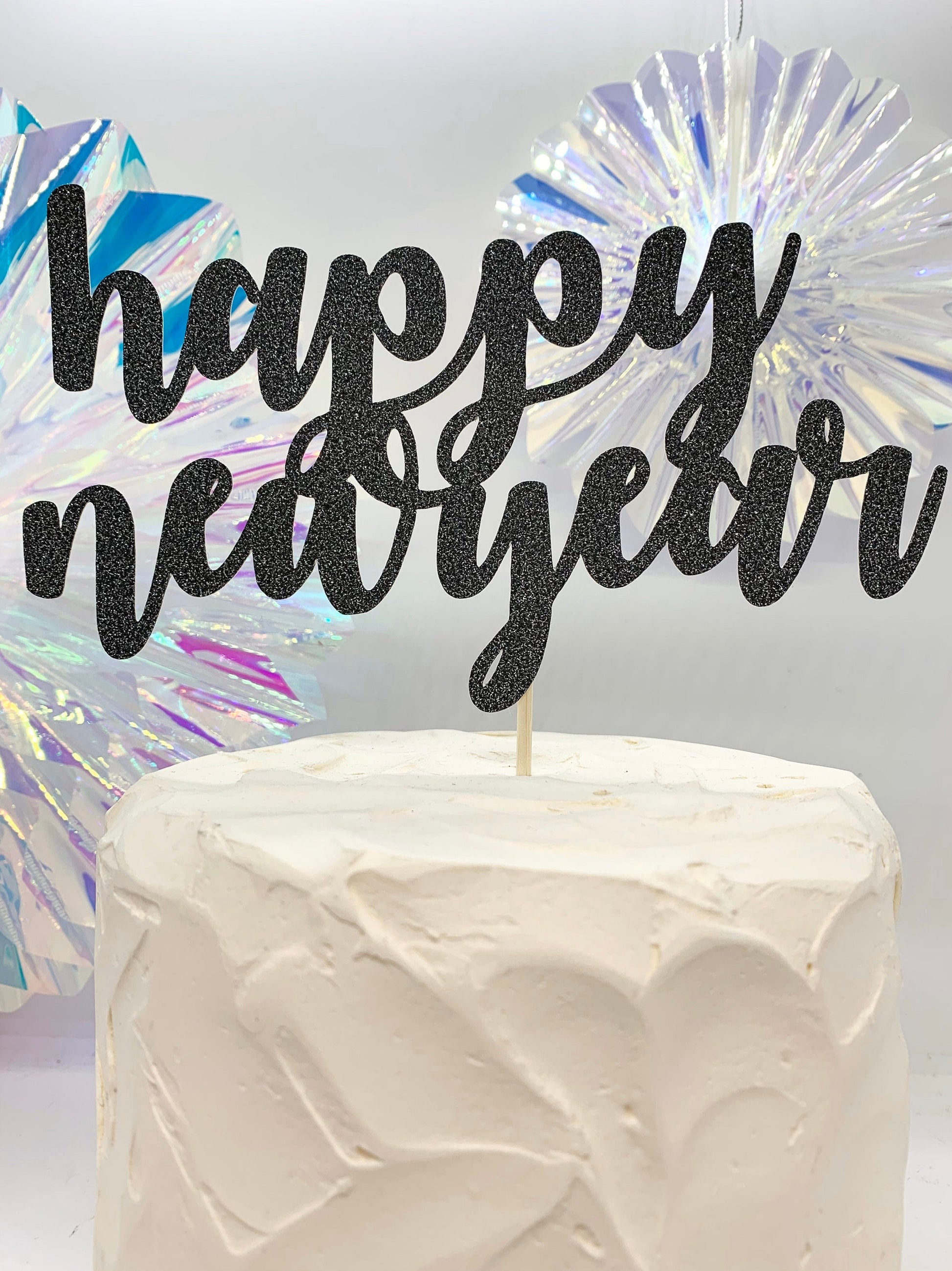 Resplendent Aurora | Happy New Year Cake topper