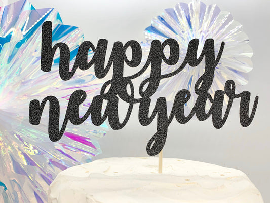 Resplendent Aurora | Happy New Year Cake topper