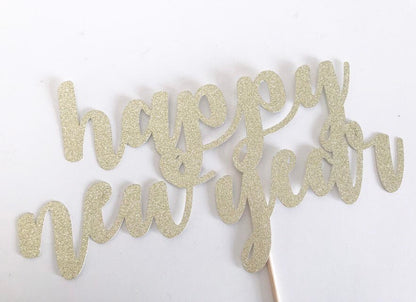 Resplendent Aurora | Happy New Year Cake topper