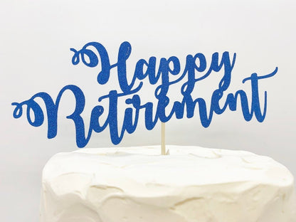 Resplendent Aurora | Happy Retirement Cake Topper