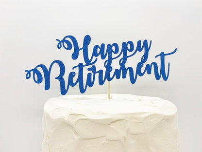 Resplendent Aurora | Happy Retirement Cake Topper