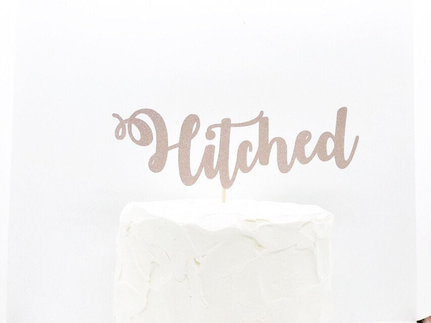 Resplendent Aurora | Hitched Wedding Cake Topper