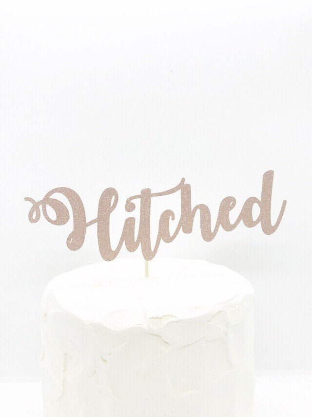 Resplendent Aurora | Hitched Wedding Cake Topper