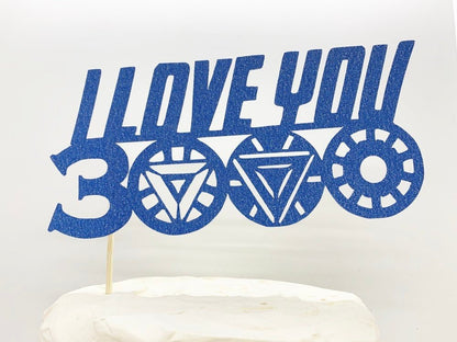 {product_vendor} | I Love You 3000 Wedding Cake Topper