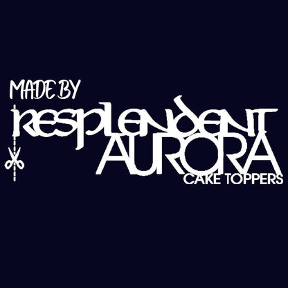 Resplendent Aurora | I Put A Spell On You Halloween cake topper