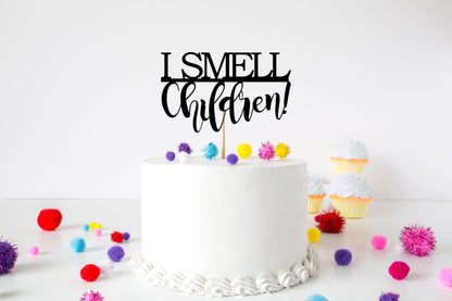 Resplendent Aurora | I Smell Children Hocus Pocus Halloween cake topper