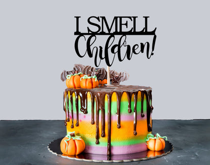 Resplendent Aurora | I Smell Children Hocus Pocus Halloween cake topper