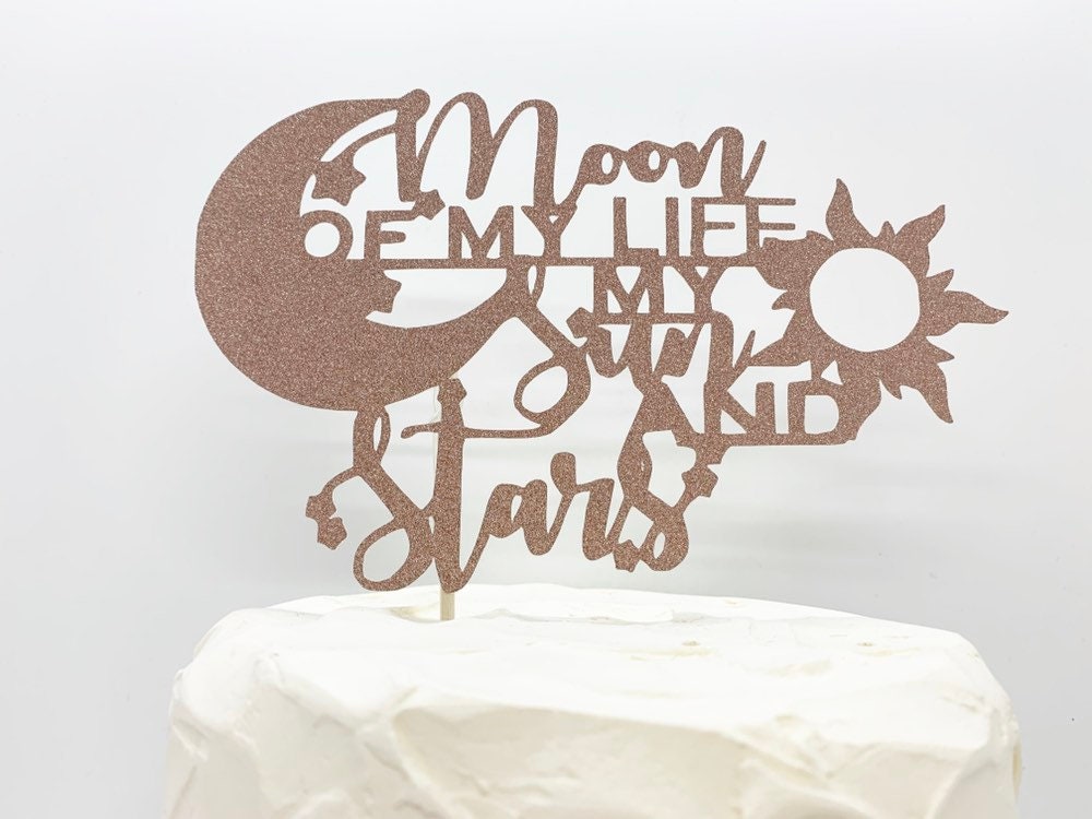 Resplendent Aurora | Moon of my Life Wedding Cake Topper