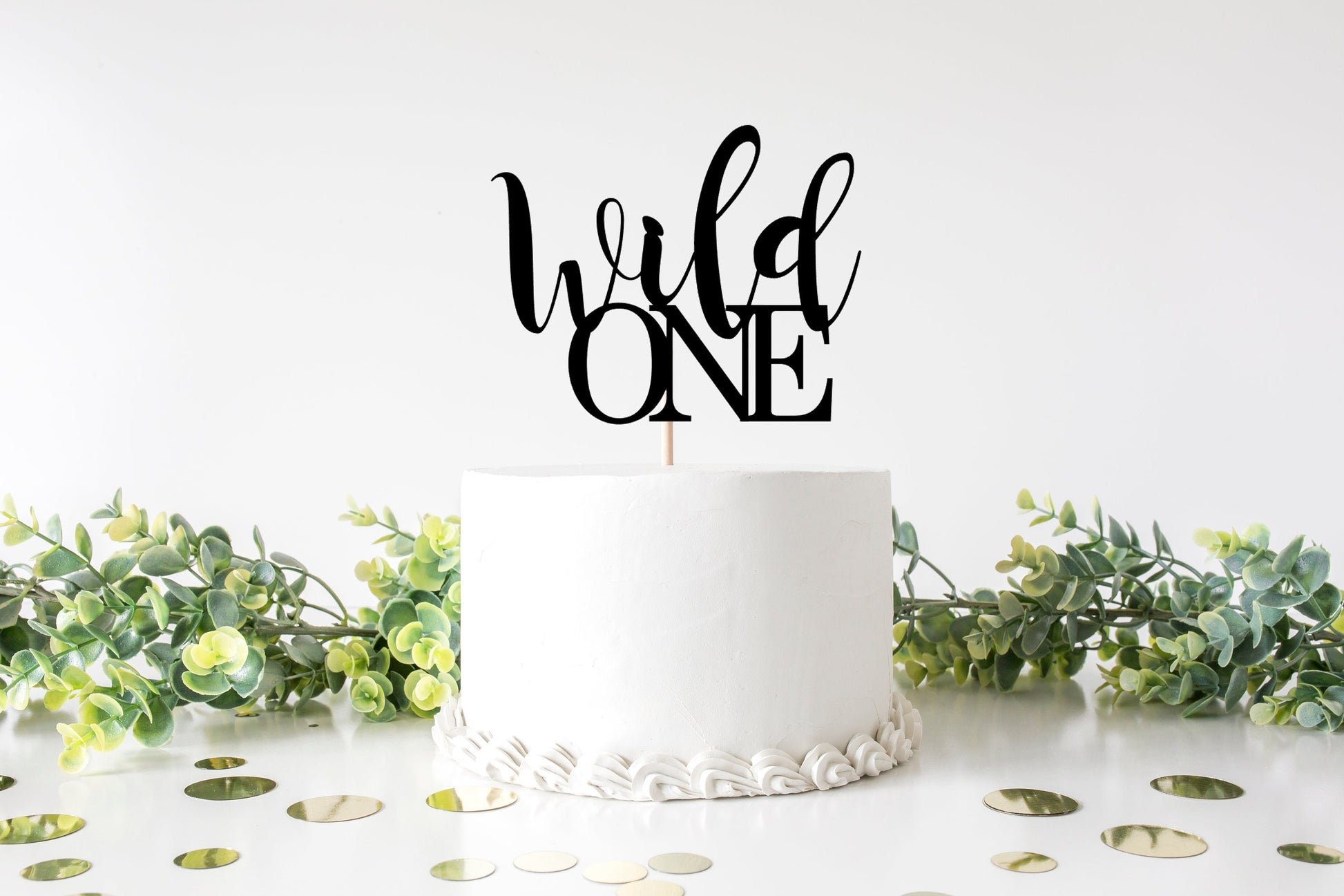 Resplendent Aurora | Wild One Age First Birthday Cake Topper