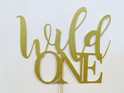 Resplendent Aurora | Wild One Age First Birthday Cake Topper