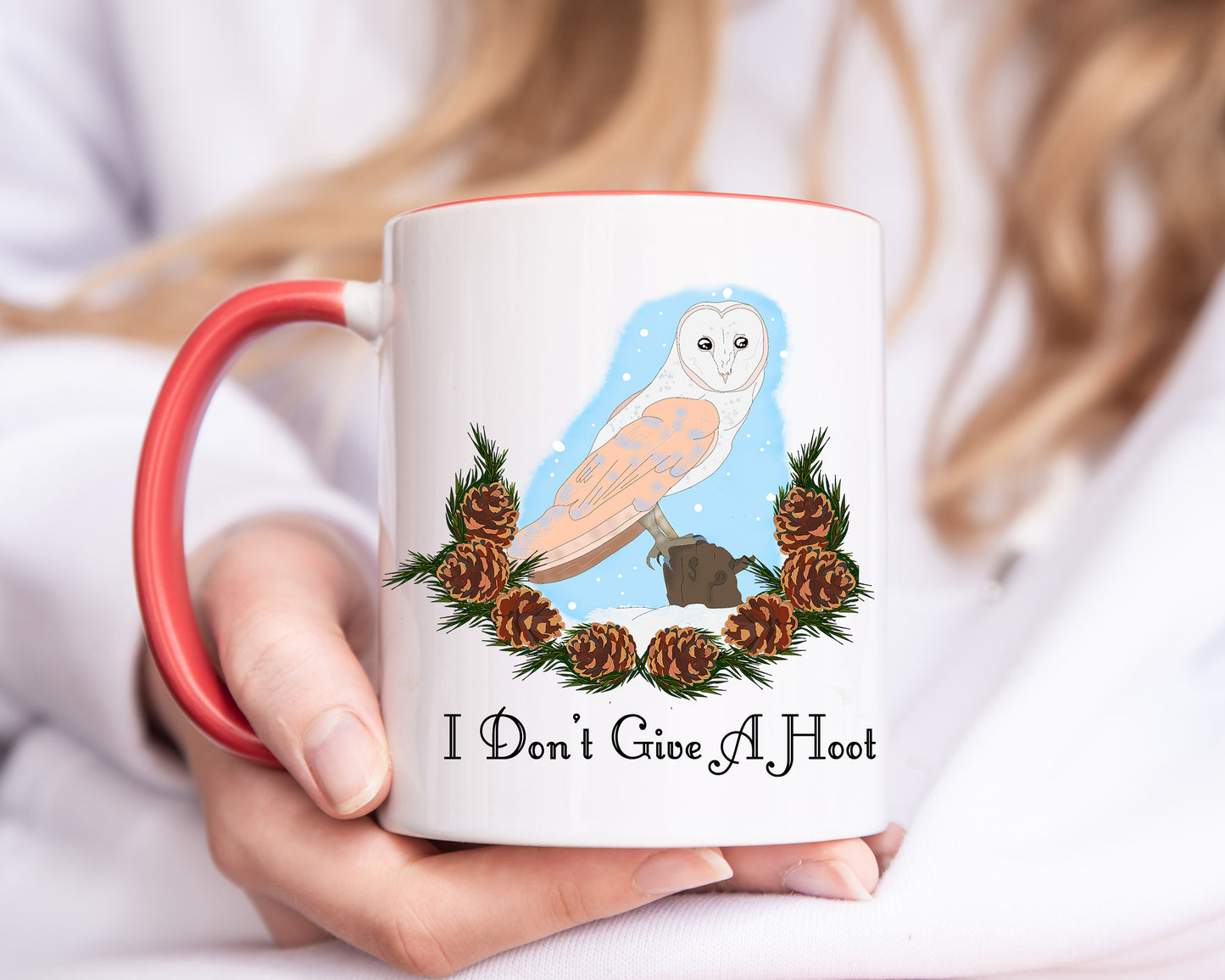 I Don't Give A Hoot Owl Mug - Resplendent Aurora