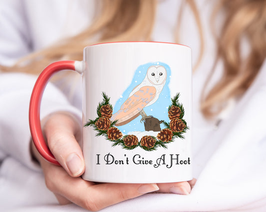 I Don't Give A Hoot Owl Mug - Resplendent Aurora