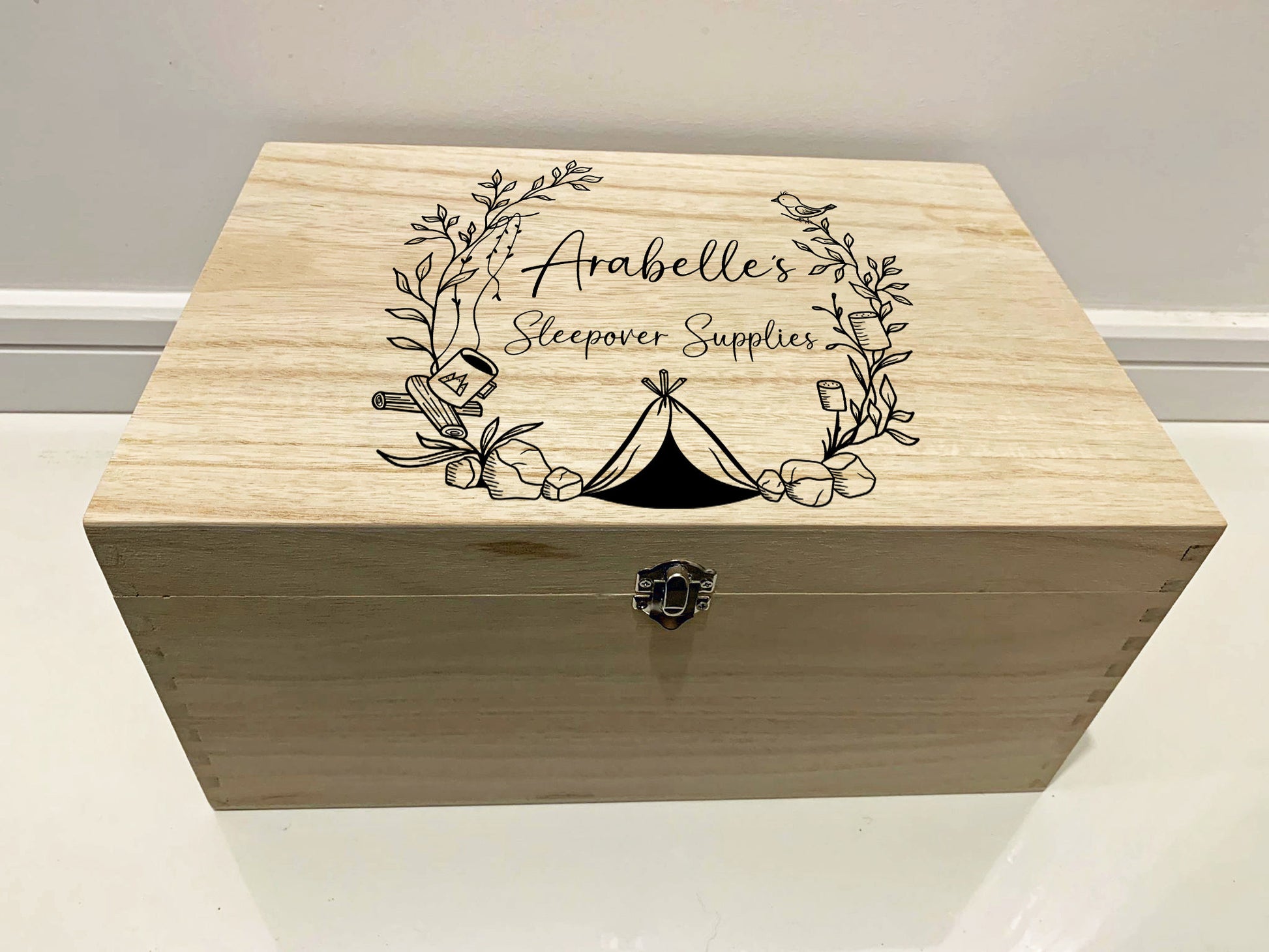 Resplendent Aurora | Personalised Keepsake Box for Sleepovers