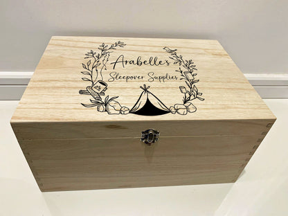 Resplendent Aurora | Personalised Keepsake Box for Sleepovers