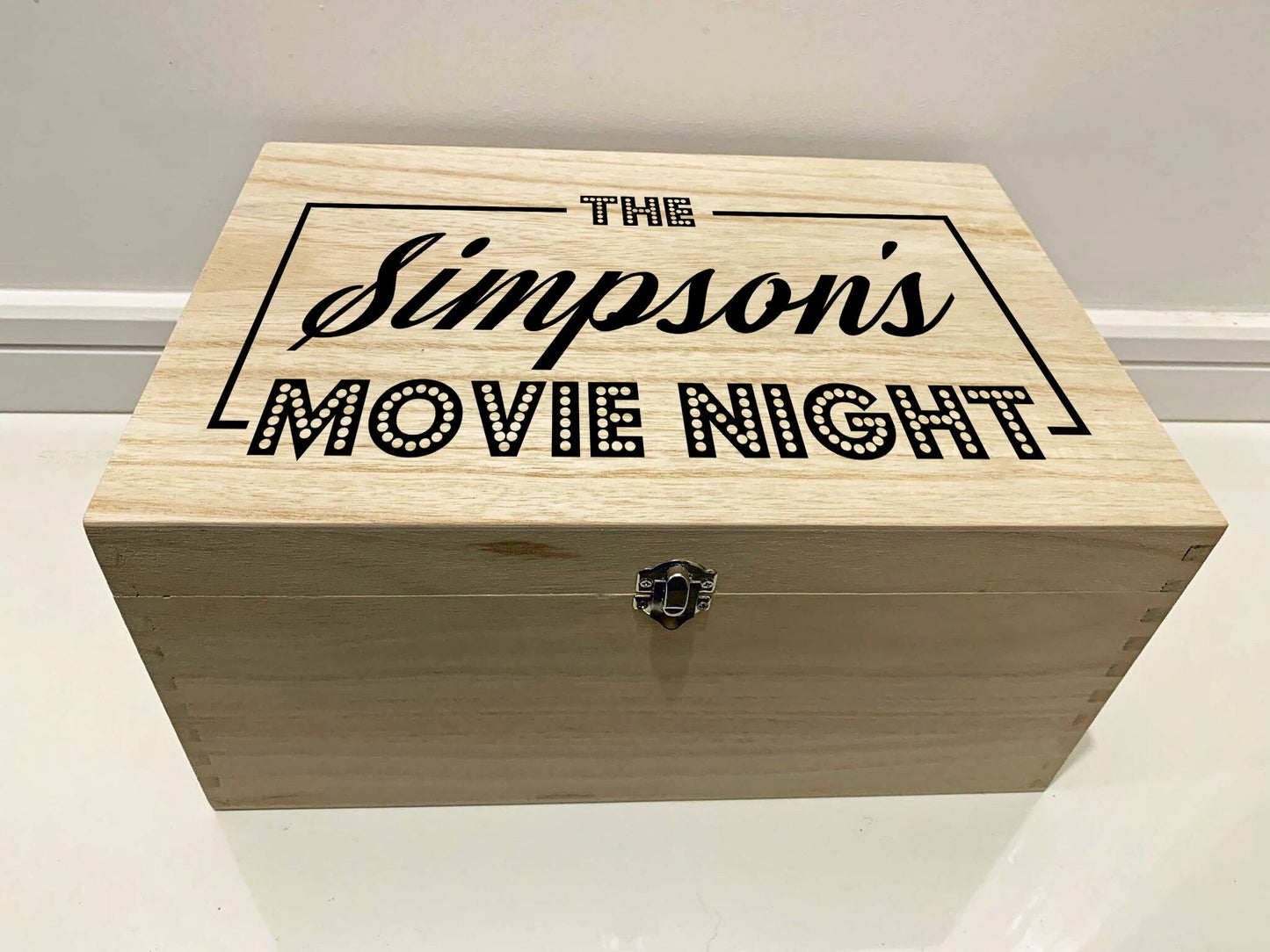 Resplendent Aurora | Personalised Keepsake Box for Movie Night