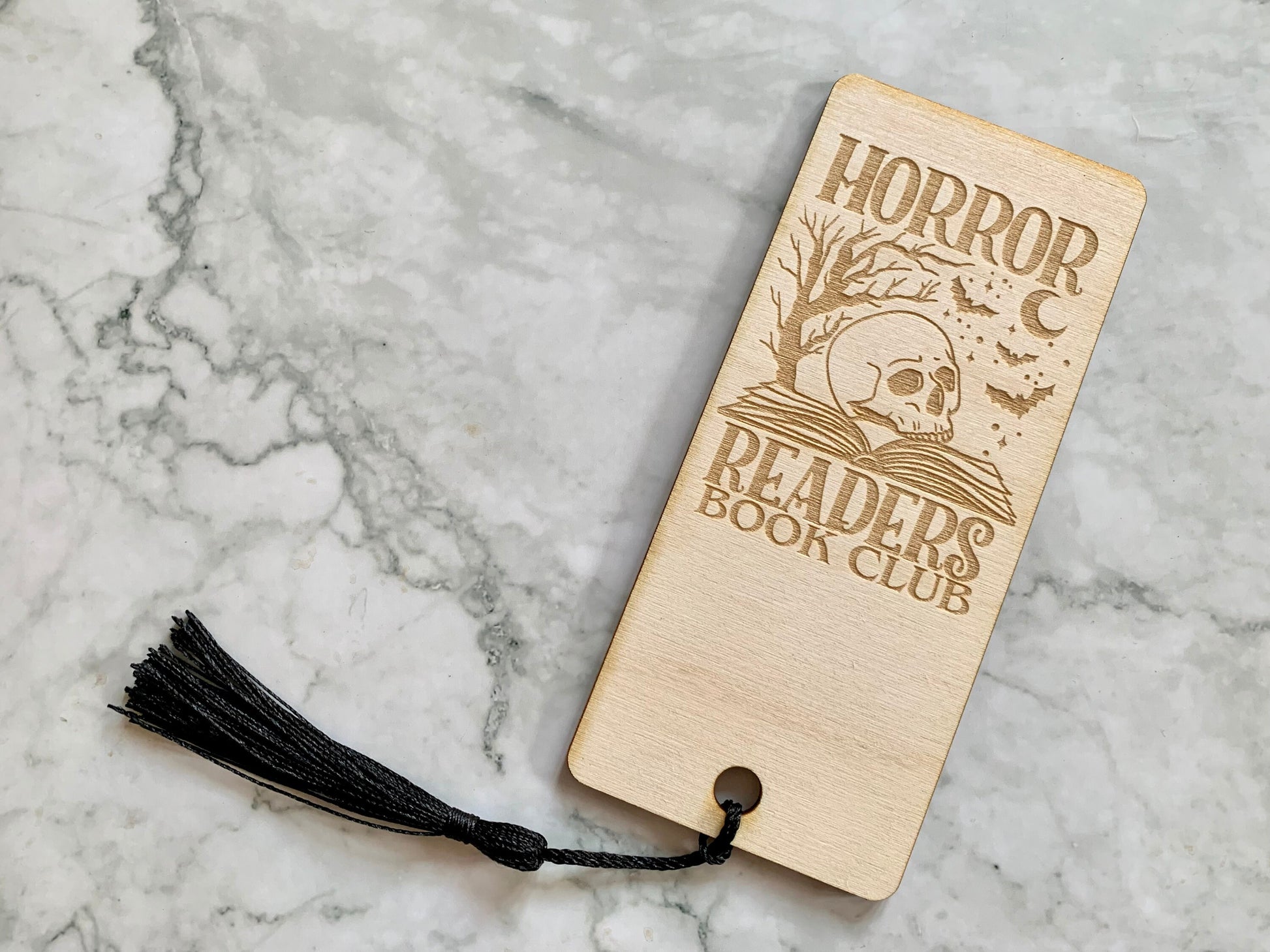 Personalised Engraved Bookworm Bookmark, Genre Bookmark, Fantasy, Horror, Mystery, Romance, Sci Fi - Resplendent Aurora