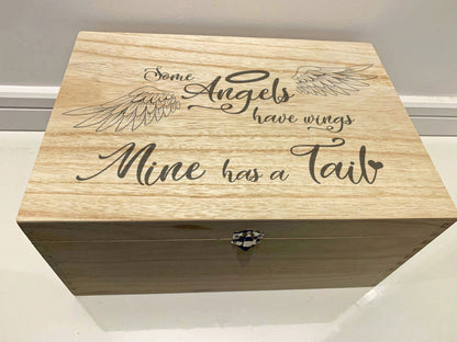 Resplendent Aurora | Personalised Pet Memory Box - my Angel has a Tail