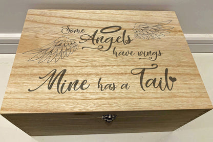 Resplendent Aurora | Personalised Pet Memory Box - my Angel has a Tail