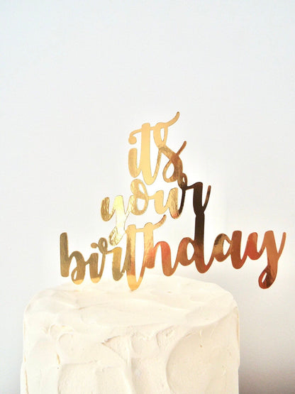 Resplendent Aurora | Its your Birthday cake topper